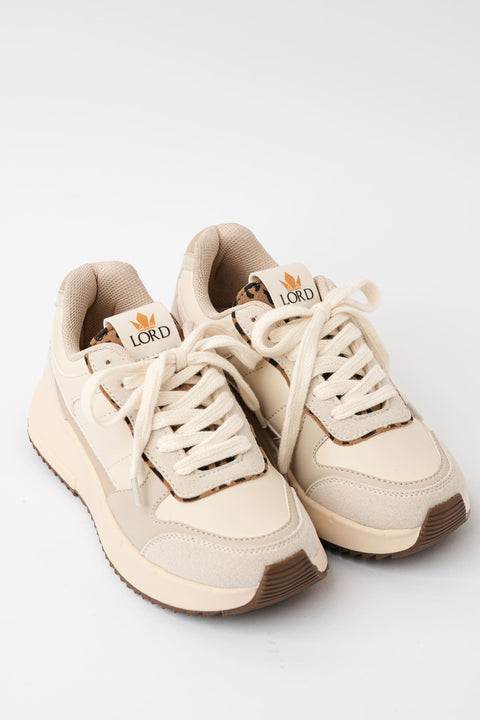TENIS SERENA BEIGE-ANIMAL PRINT