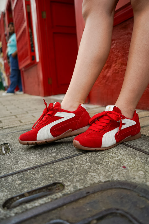 TENIS CELINE ROJO